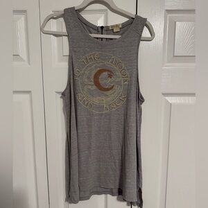 Lucky Brand To the Moon and Back Graphic Tunic Tank
